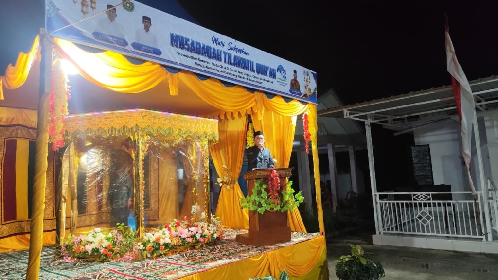 Pembukaan lomba musabaqah tilawatil qur'an.